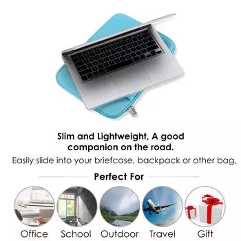 B2015 чехол для ноутбука, мягкий чехол на молнии, 11 дюймов/12 дюймов/13 дюймов/14 дюймов/15 дюймов/15,6 дюйма/17 дюймов, чехол для MacBook Air 11 inch розовый