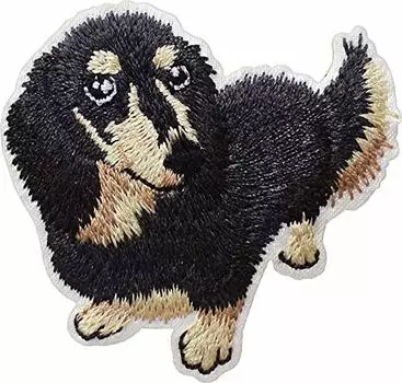 B2181027 Наклейка «Друзья животных» Такса чёрный