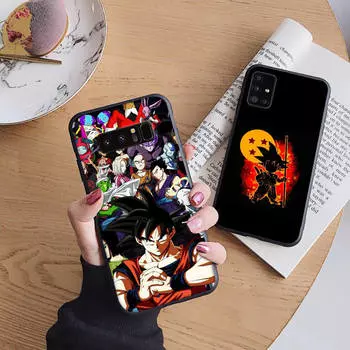 B219 Dragon Ball супер мягкий чехол для iPhone 11 12 13 14 15 Pro Max Samsung S22 S23 S24 FE Ultra Xiaomi Redmi Note VIVO V27 Realme C21 OPPO Reno 8