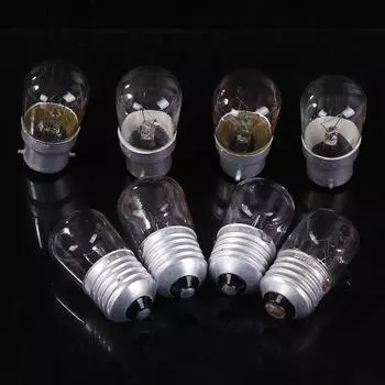 B22 Bayonet E27 Screw 12V/220V 15W 25W Led Filament Light Fridge Bulb Mini Cob Lamp For Sewing Machine Range Hood E27 220V 15W