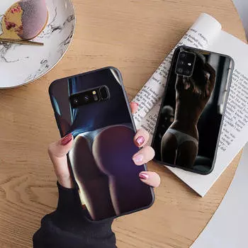 B241 пухлый мягкий чехол для iPhone 11 12 13 14 15 Pro Max Samsung S22 S23 S24 FE Ultra Xiaomi Redmi Note VIVO V27 Realme C21 OPPO Reno 8