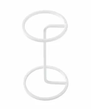 b2c wire toothbrush mug stand (white)