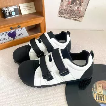 B3512 латексная стелька/липучка маленькие белые туфли женские нишевые популярные туфли-пуховики 2024 новинка модные туфли для сноуборда 35 хаки