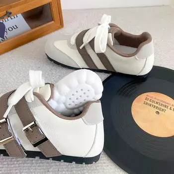 B3513 латексная стелька/дизайн на липучке Boken puff shoes женская обувь 2024 новые популярные скейтбордные туфли Dexun shoes 35 синий