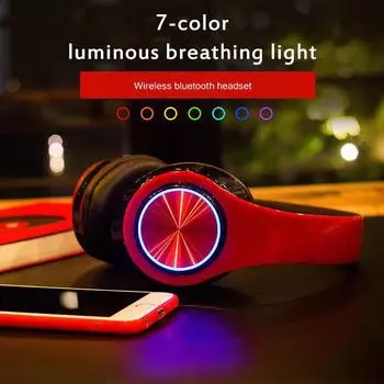 B39 Светящаяся складная спортивная Bluetooth-гарнитура B39 темно-синий