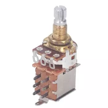 B500K двухтактный потенциометр управления гитарой, линейный конусный потенциометр для бас-гитары электрогитары