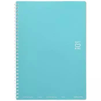 B5 Mm Kokuyo Note Мягкое кольцо Note Точечная кайма Светло-голубой Sv301bt Lb Корпус