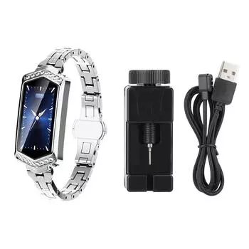 B78 Женская мода 0,96-дюймовый цветной экран дисплей умный браслет умные часы монитор здоровья