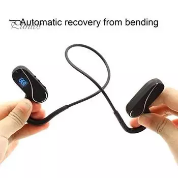 B7 Wireless Earphone High Fidelity Noise Cancelling Lightweight Bluetooth-compatible5.3 Stereo Sports Bone Conduction Earbud for Doing Sports чёрный