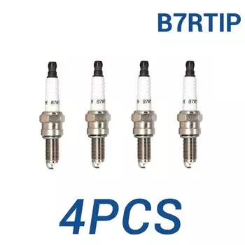 B7RTIP Иридиевые платиновые свечи заменяют PMR7A для Denso IU22 для CHAMPION OE122 RG4PHP PG4PHP белый