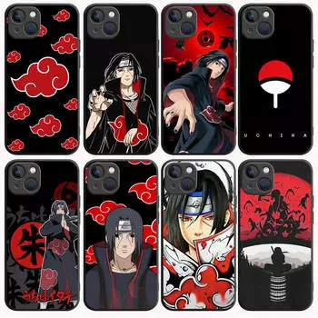 B-27 аниме Акацуки Итачи черный чехол для Samsung S24 S23 S22 S21 S20 FE S10 Lite Ultra S7 S8 S9 Plus A05S A11 A12 A13 A15 A22 A24 A25 A32 A52 A71 5G Samsung A15 верблюд