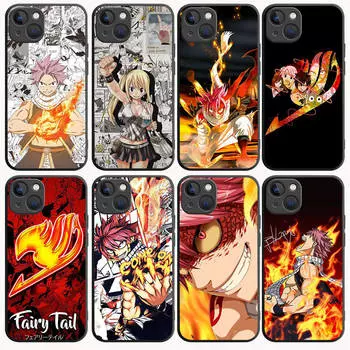B-33 Fairy Tail черный чехол для Samsung S24 S23 S22 S21 S20 FE S10 Lite Ultra S7 S8 S9 Plus A05S A11 A12 A13 A15 A22 A24 A25 A32 A52 A71 5G Samsung A72 эбеновый