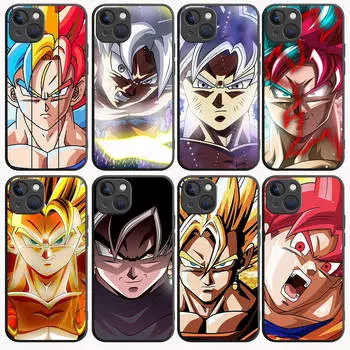 B-35 Bandai Super Saiyan черный чехол для Samsung S24 S23 S22 S21 S20 FE S10 Lite Ultra S7 S8 S9 Plus A05S A11 A12 A13 A15 A22 A24 A25 A32 A52 A71 5G Samsung A15 5G аэро