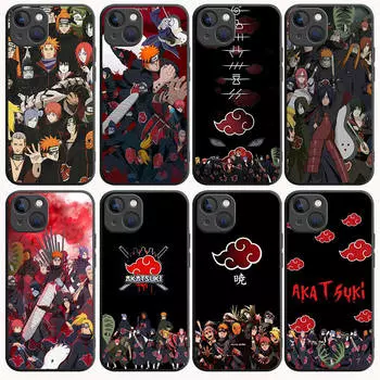 B-40 Akatsuki черный чехол для Samsung S24 S23 S22 S21 S20 FE S10 Lite Ultra S7 S8 S9 Plus A05S A11 A12 A13 A15 A22 A24 A25 A32 A52 A71 5G Samsung J8 2018 эбеновый