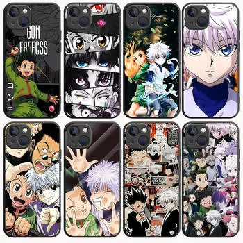 B-7 Hunter Hunter черный чехол для Samsung S24 S23 S22 S21 S20 FE S10 Lite Ultra S7 S8 S9 Plus A05S A11 A12 A13 A15 A22 A24 A25 A32 A52 A71 5G Samsung A02 коричневато-жёлтый