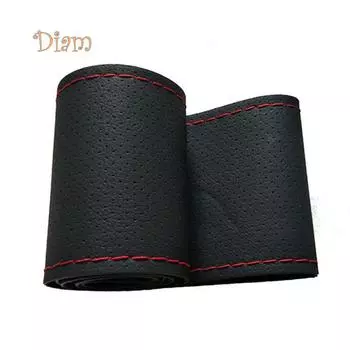 B-Bay оплетка на рулевое колесо автомобиля с игольной нитью аксессуары для чехла из искусственной кожи