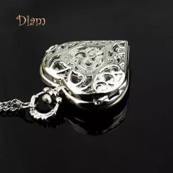 B-Bay женское винтажное полое кулон в форме сердца, длинная цепочка, ожерелье, милый декор для карманных часов