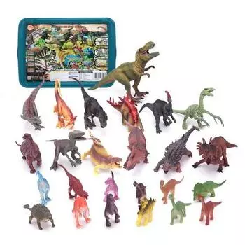 B&C Dino Go World 25 фигурок динозавров + 9 скульптур, популярные игрушки в Корее