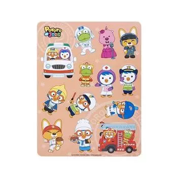 B&C Gather Pororo Occupation Plank Stone, популярные корейские головоломки