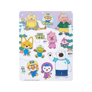 B&C Gather Pororo Snow Village Board Stone, популярные корейские головоломки