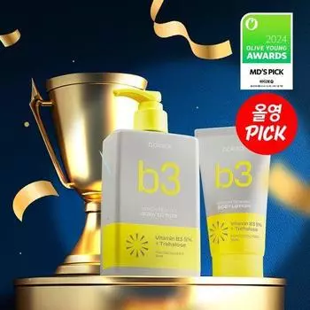 B Clinicix Niacinamide 5% Brightening Turn-On Body Lotion 300 мл+100 мл ограниченный выпуск 300ml+100ml()