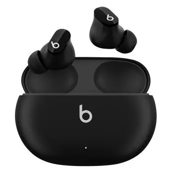 B-eats Studio Buds Беспроводные Bluetooth-наушники с шумоподавлением, гарнитура IPX4, водонепроницаемые наушники, совместимые с Android One Size чёрный