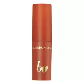b idol Chururun Gloss 02 Overnight Peach Lip Gloss Skin Care Plump Shiny Moisturizing Beauty Ingredients 2.5g