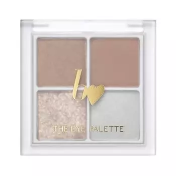 b idol THE Eye Palette R 101 Eternal Brown Eye Shadow 3D Highlighter Brown White Natural 7.3g