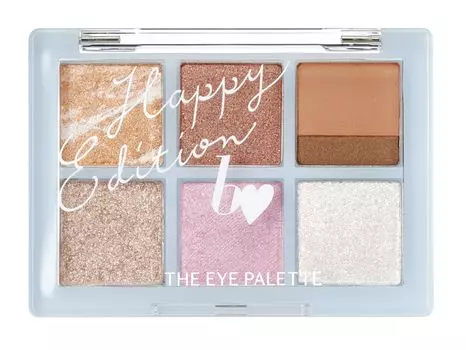 b idol THE Eye Palette R 103 Happy Edition Eye Shadow 3D Highlighter Greige Pink Purple 5.5g
