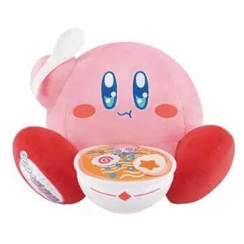 B Prize Pupupuramen Kirby Плюшевая игрушка Ичибан Кудзи 23 см прибл.