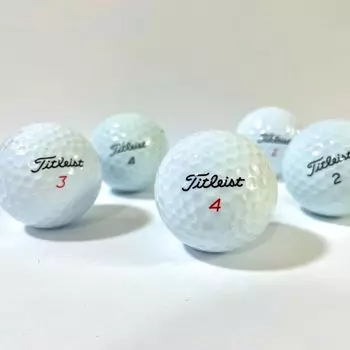 B Rank Titleist Mixed White 50 Balls Lost Balls