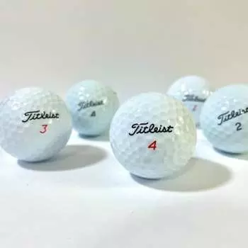 B Rank Titleist Mixed White 50 Balls Lost Balls
