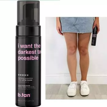 b.tan Darkest Possibilities Автозагар | Я хочу самый темный загар из возможных 1 час Мусс для автозагара 200 мл, 200 мл, 1 шт.