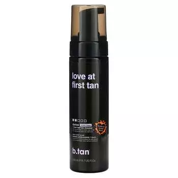 b.tan, first tan love, мусс для автозагара на 1 час, темно-фиолетовая основа, 200 мл (6,7 жидких унций)