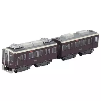 B train shorty Hankyu 8000 series (начало + середина (Включено 2 машины) пластиковая модель