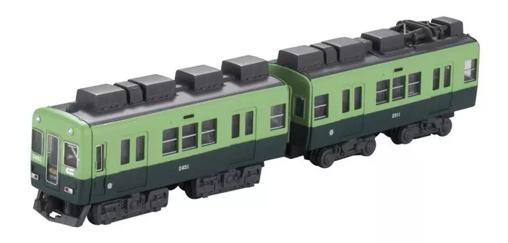B Train Shorty Keihan Electric Railway 2400 series 1-й вагон старая краска средний 2 вагона пластиковая модель (первый + включено)