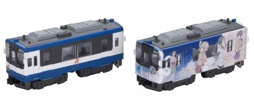 B Train Shorty Noto Railway [Hanasaku Iroha] wrapping car (NT201) (2 diesel cars included) plastic model