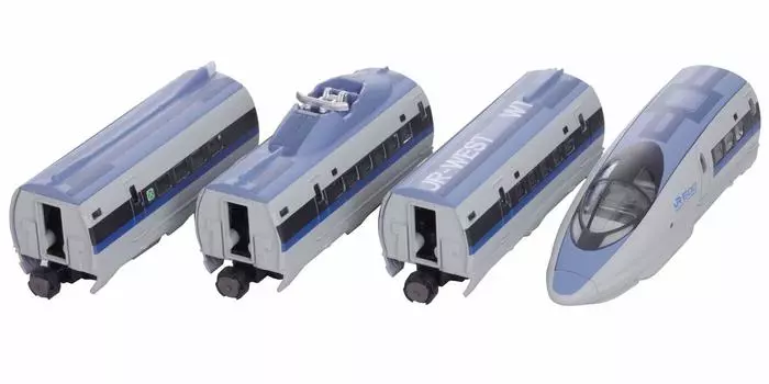 B Train Shorty Shinkansen 500 Series Nozomi B Set Пластиковая модель