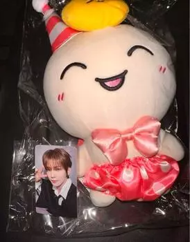 Б/у ATEEZ TEEZ-MON Party YEOSANG MONNY плюшевая кукла с фотокарточкой Япония