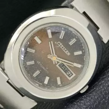 Б/У АВТОМАТИЧЕСКИЕ МУЖСКИЕ ЧАСЫ CITIZEN JAPAN DAY&DATE ОРИГИНАЛЬНЫЙ ЦИФЕРБЛАТ a432223-2 R110-a432223