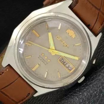 Б/у автоматические часы ORIENT CRYSTAL 46943 из Японии мужские оригинальные часы с циферблатом a432879-2 R113-a432879