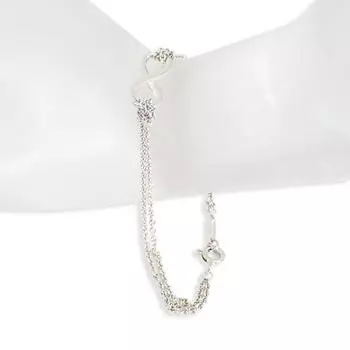 [Б/у] Браслет TIFFANY/Tiffany 925 Infinity [g392-48]