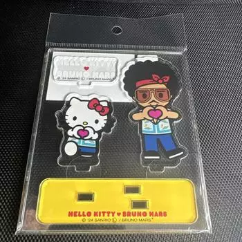 Б/у BRUNO MARS x HELLO KITTY акриловая подставка Pop-up Store Limited