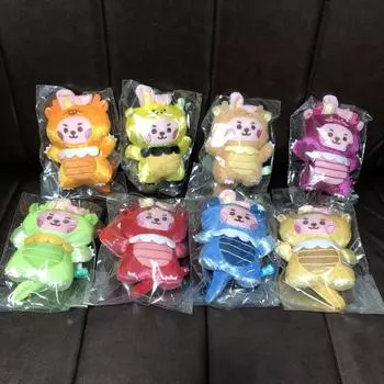 Б/у BTS BT21 BABY Little Friends Dragon COOKY плюшевый талисман 8 типов полный набор