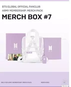Б/у BTS Official Fan Club MERCH BOX 7 Полный комплект