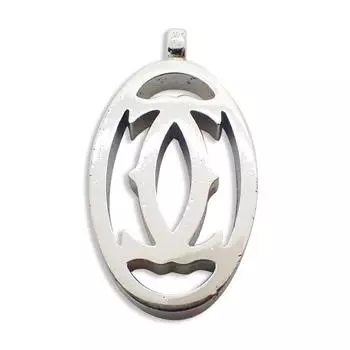 [Б/у] Cartier/Cartier 2C серебряный логотип/подвеска верхняя часть [g310-41]