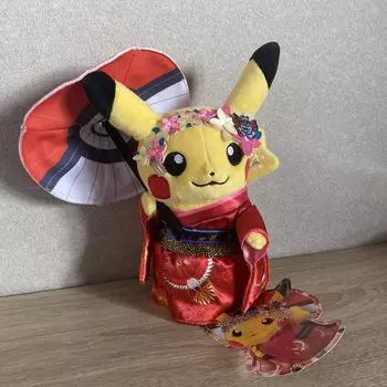 Б/у Центр Покемонов Киото Кимоно Пикачу Плюшевая Майко Гейша