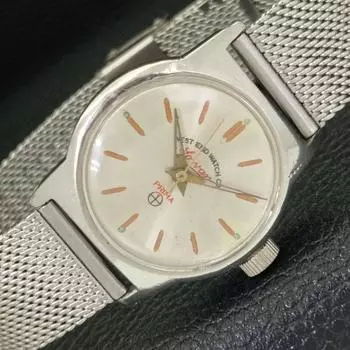 Б/У часы с ручным заводом WEST END CO SWISS BOY с серебристым циферблатом a432787-2 R113-a432787