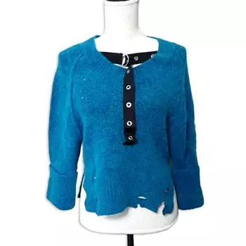 [Б/у] DIESEL/Diesel шерсть альпака объемная вязка [b27-22]