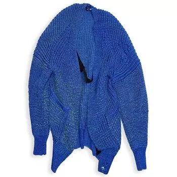 [Б/у] DIESEL плотный синий вязаный кардиган [b43-33]